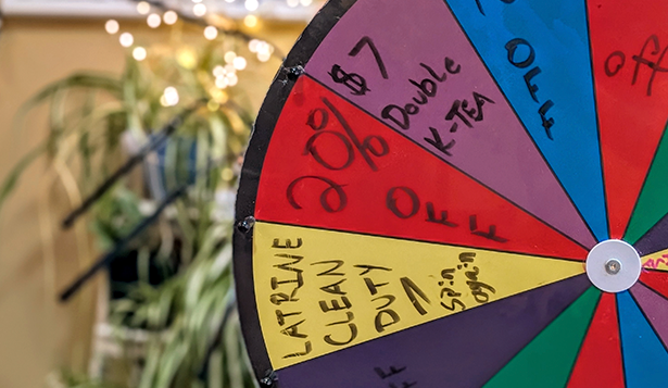 Spin the wheel special